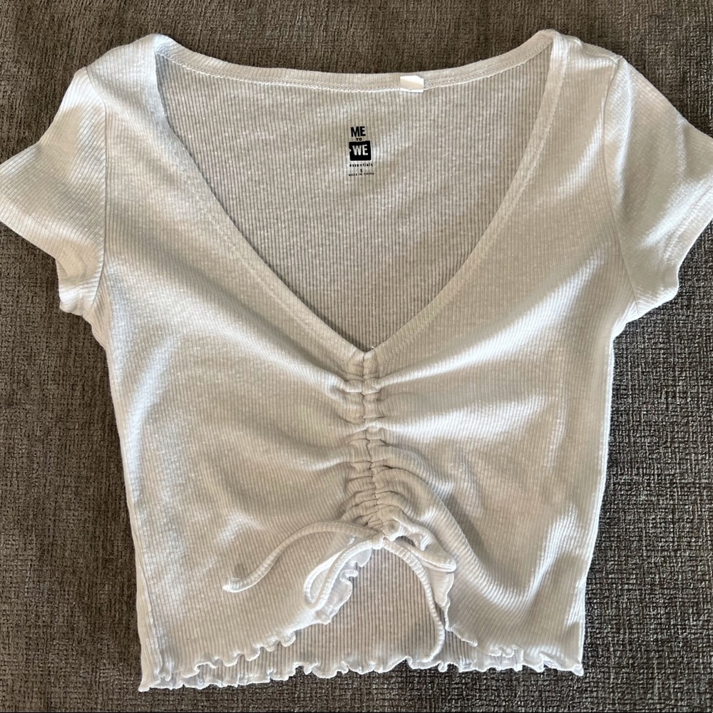 Me to We scrunched shirt